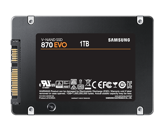 Samsung 1000GB 870 EVO SSD SATA3 2.5" - Image 3