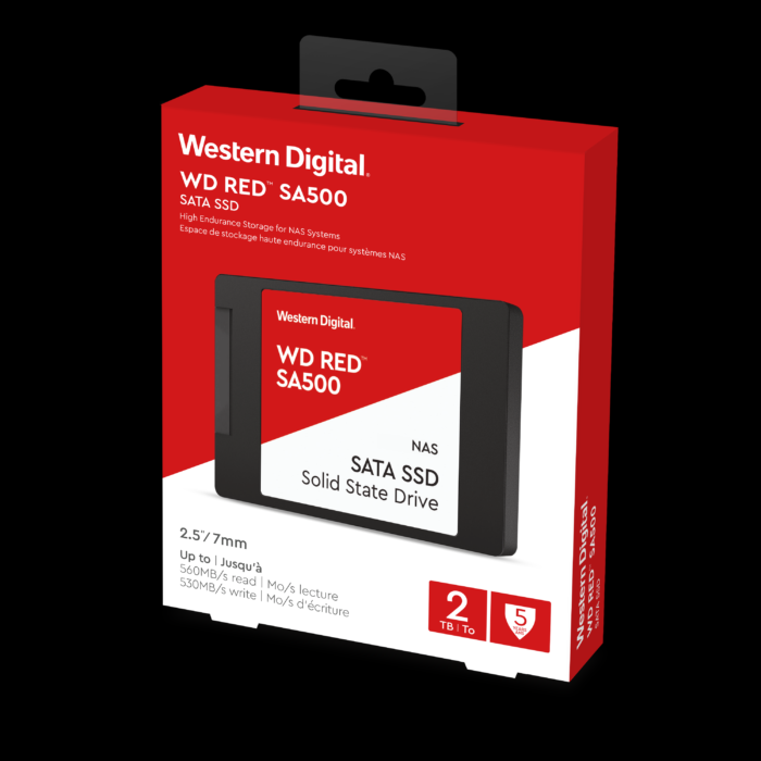 WD 2TB SSD RED 3D NAND 6,35(2,5") SATA3 - Image 3