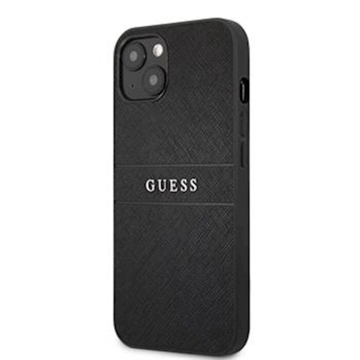 GUESS SAFFIANO OVITEK IPHONE 13 ČRN