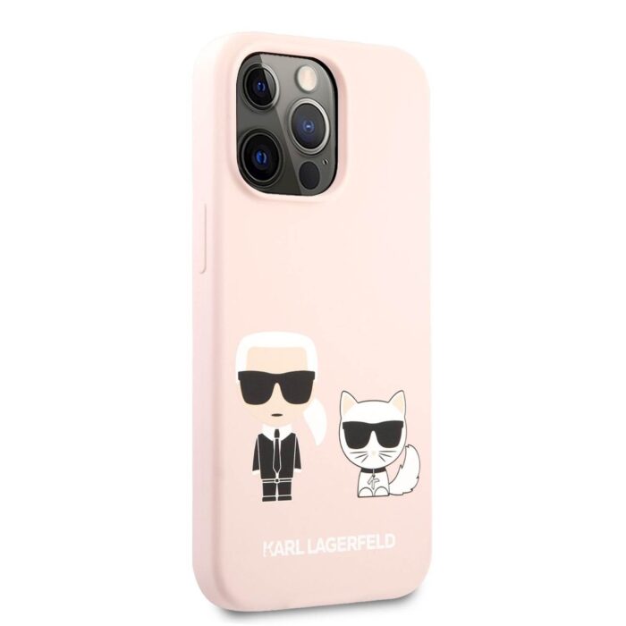 KARL LAG. AND CHOUPETTE SILIKON IPHONE 13 PRO ROZA - Image 3