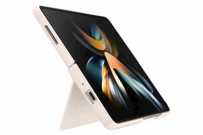 SAMSUNG GALAXY Z FOLD4 SLIM STANDING COVER SAND - Image 4