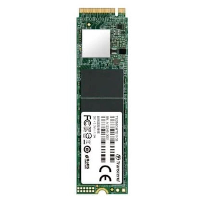 SSD Transcend M.2 PCIe NVMe 256GB 110S, 1600/800MB/s, 3D TLC