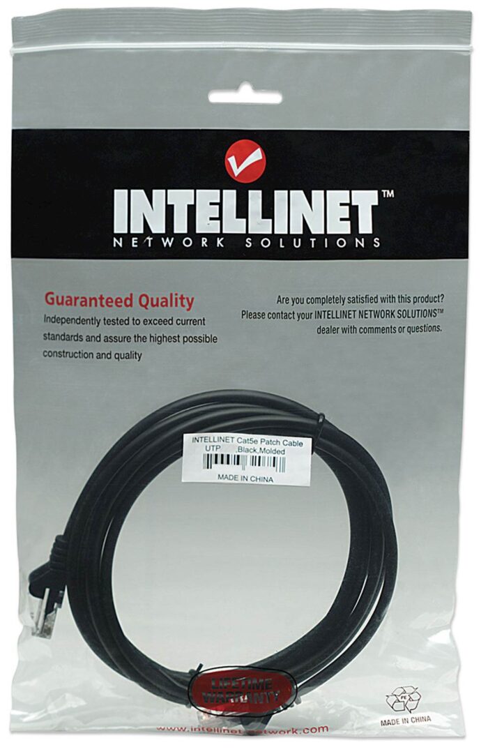 Mrežni kabel Intellinet 15 m¸Cat5e, CCA, črn - Image 4