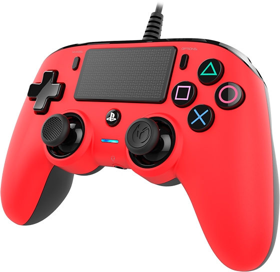 NACON PS4 ŽIČNI IGRALNI PLOŠČEK, RDEČ - Image 3