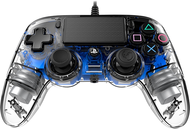 NACON PS4 TRANSPARENTEN ŽIČNI IGRALNI PLOŠČEK, MODER - Image 4