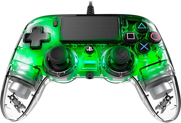 NACON PS4 TRANSPARENTEN ŽIČNI IGRALNI PLOŠČEK, ZELEN - Image 5