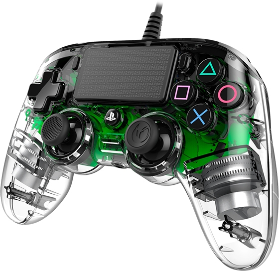 NACON PS4 TRANSPARENTEN ŽIČNI IGRALNI PLOŠČEK, ZELEN - Image 6