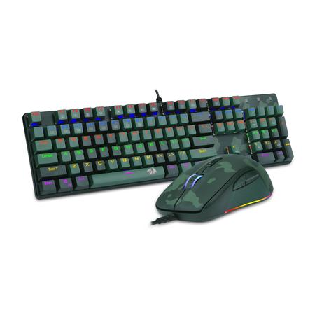 REDRAGON WIRED CAMOUFLAGE GAMING SET (2in1)