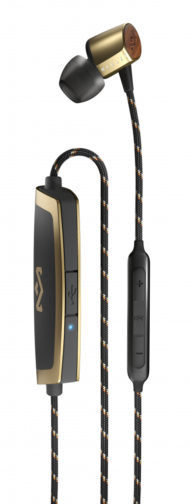 House of Marley Uplift Bluetooth ušesne slušalke - medenina barve - Image 4