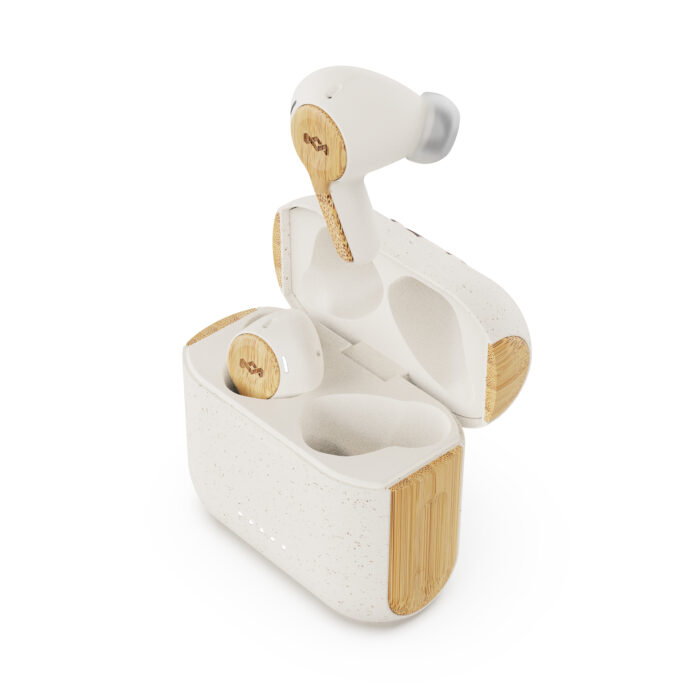 House of Marley REBEL CREAM TRUE WIRELESS EARBUDS slušalke - bež barve - Image 4