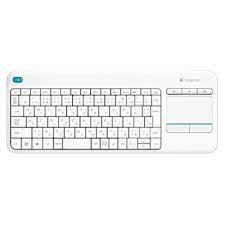 Brezžična tipkovnica Logitech K400 Plus Wireless Touch bela (Unifying, SLO - Image 6