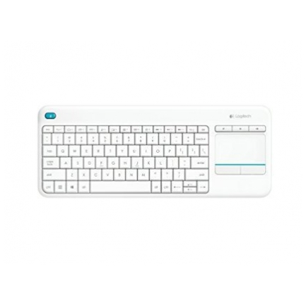 Brezžična tipkovnica Logitech K400 Plus Wireless Touch bela (Unifying, SLO - Image 5