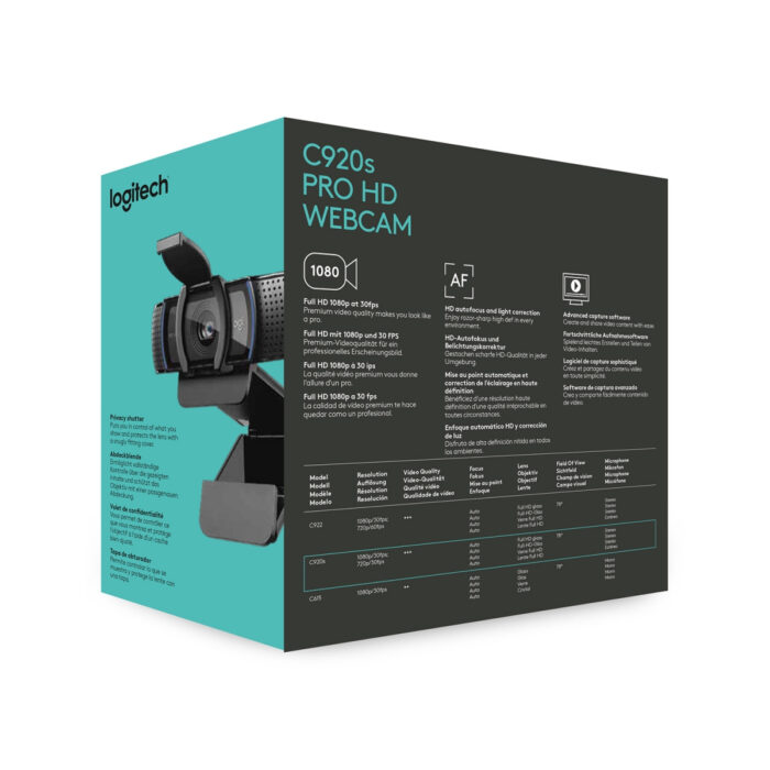 Logitech Spletna kamera C920s HD PRO, USB - Image 3