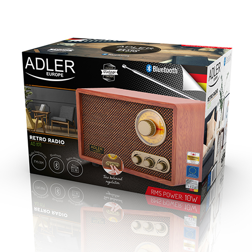Adler retro Bluetooth radio - Image 6