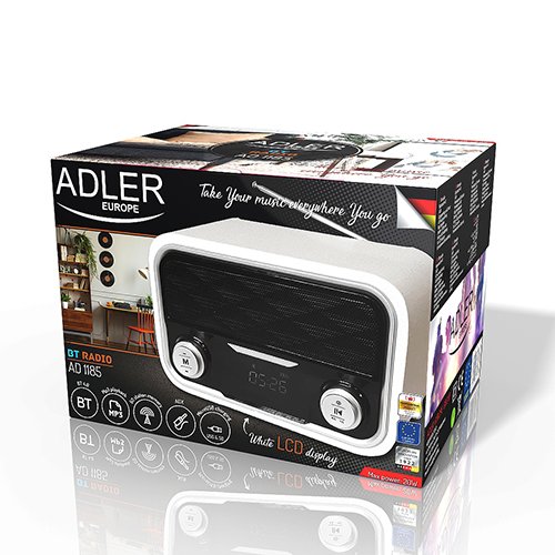 Adler radio in predvajalnik Bluetooth/AUX/FM/SD/USB AD1185 - Image 5
