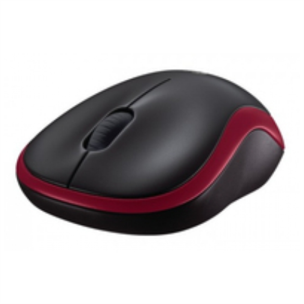 Logitech M185 Wireless mini miška, rdeča - Image 3