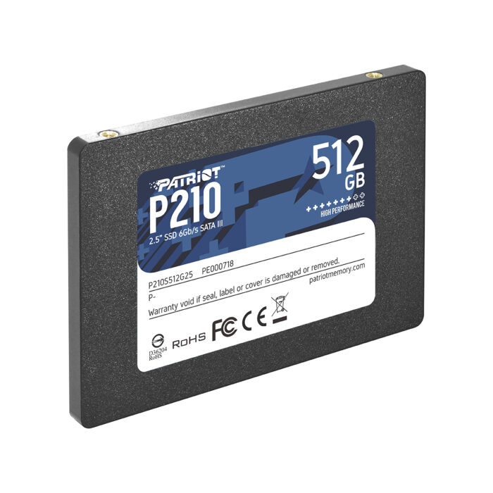 Patriot P210 512GB SSD SATA 3 2.5" - Image 3