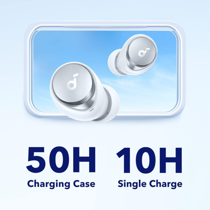 Anker Soundcore Space A40 brezžične slušalke bele - Image 5