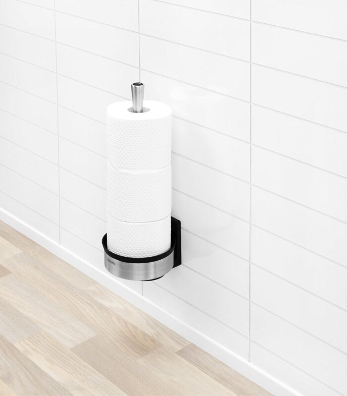 Brabantia stojalo za WC papir kovinski črno - Image 6