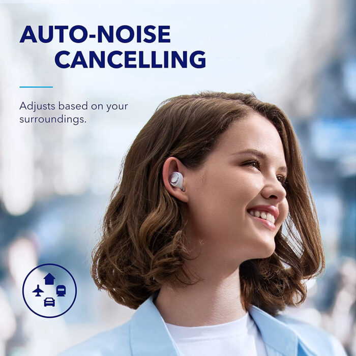Anker Soundcore Space A40 brezžične slušalke bele - Image 4