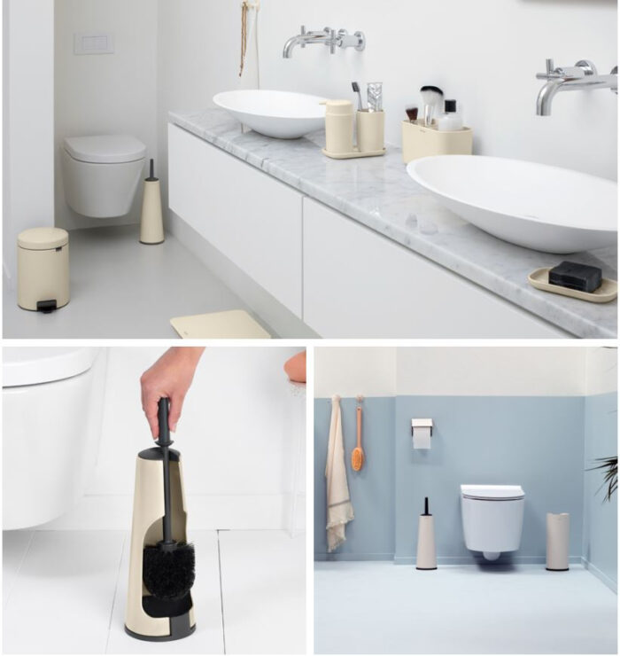 Brabantia WC ščetka in stojalo - bež - Image 4