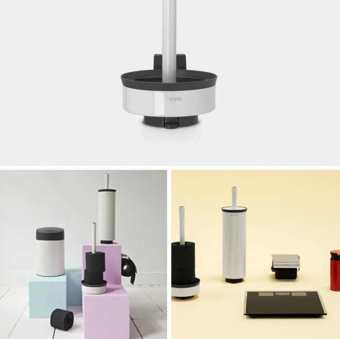 Brabantia stojalo za WC papir kovinski bel - Image 3