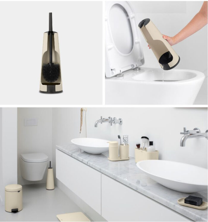 Brabantia WC ščetka in stojalo - bež - Image 3