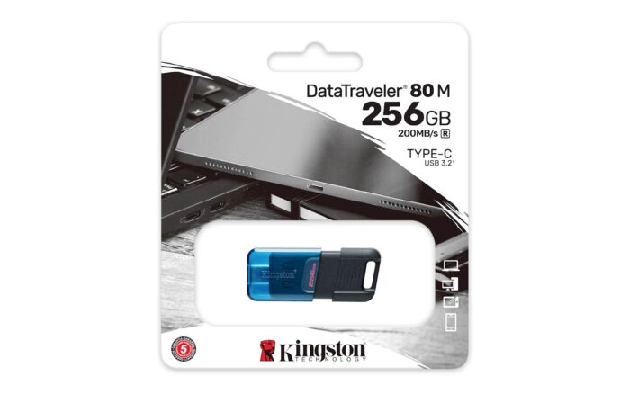 USB C DISK Kingston 256GB DT80M, 3.2 Gen1, 200MB/s, drsni priključek - Image 4
