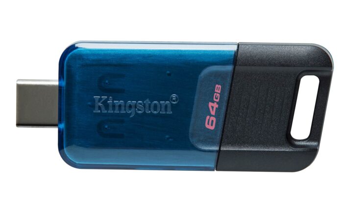 USB C DISK Kingston 64GB DT80M, 3.2 Gen1, 200MB/s, drsni priključek