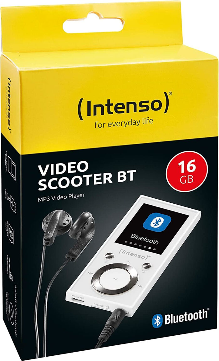 Intenso MP3 predvajalnik Video Scooter BT 16GB - bel - Image 4