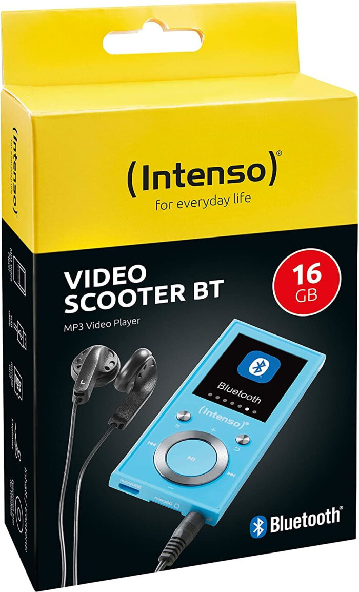 Intenso MP3 predvajalnik Video Scooter BT 16GB - moder - Image 4