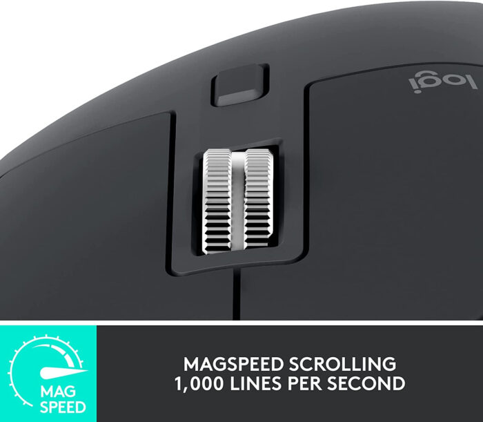 Logitech miška MX Master 3s Performance Wireless, grafitna - Image 3