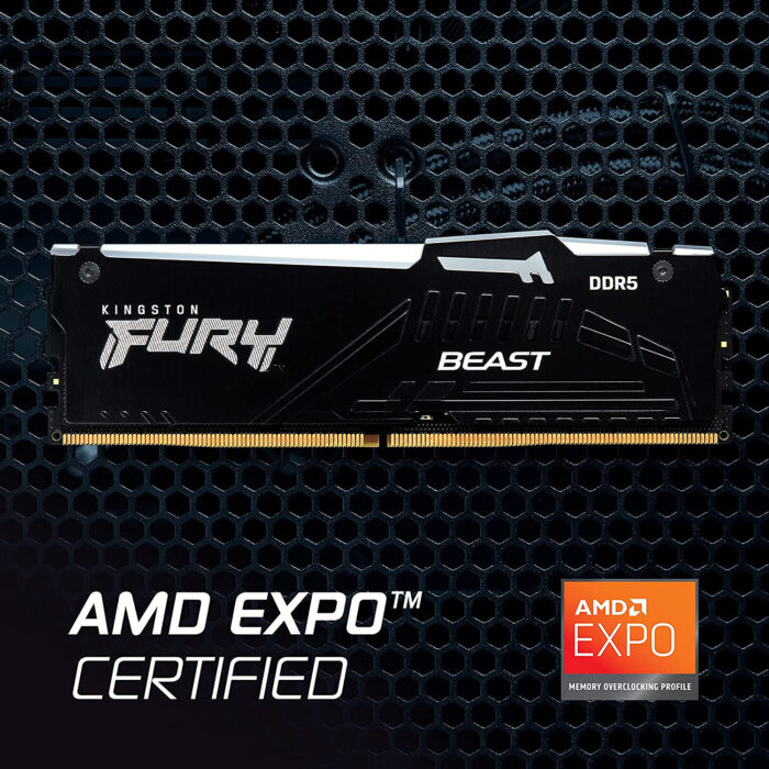 Kingston Fury Beast RGB 32GB Kit (2x16GB) DDR5-5600 DIMM PC5-38400 CL36, - Image 6