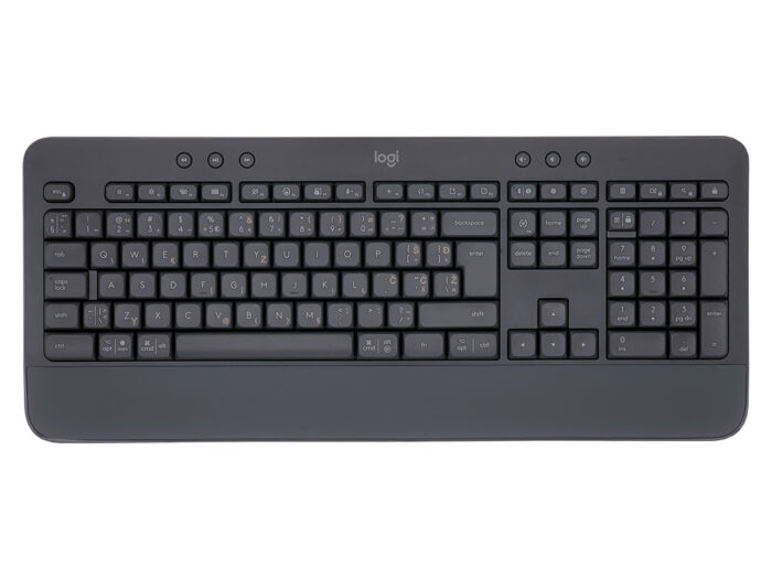 Logitech tipkovnica K650 Signature, Wireless, grafitna, SLO g.