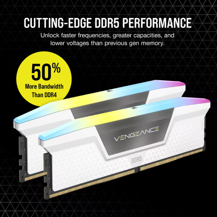 Corsair VENGEANCE 32GB (2x16GB) DDR5 6200MHz PC5-49600 CL36, 1.30V - Image 5