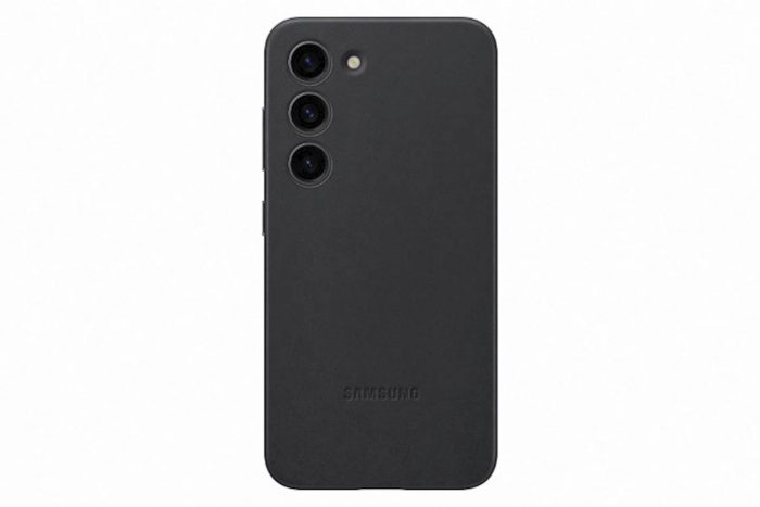 SAMSUNG GALAXY S23 LEATHER CASE BLACK