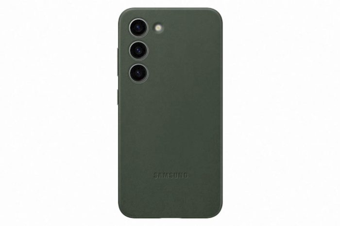 SAMSUNG GALAXY S23 LEATHER CASE GREEN