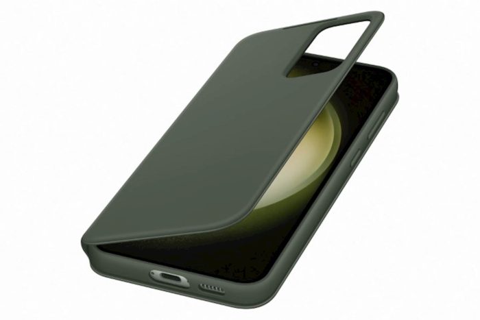 SAMSUNG GALAXY S23+ SMART VIEW WALLET CASE KHAKI - Image 4