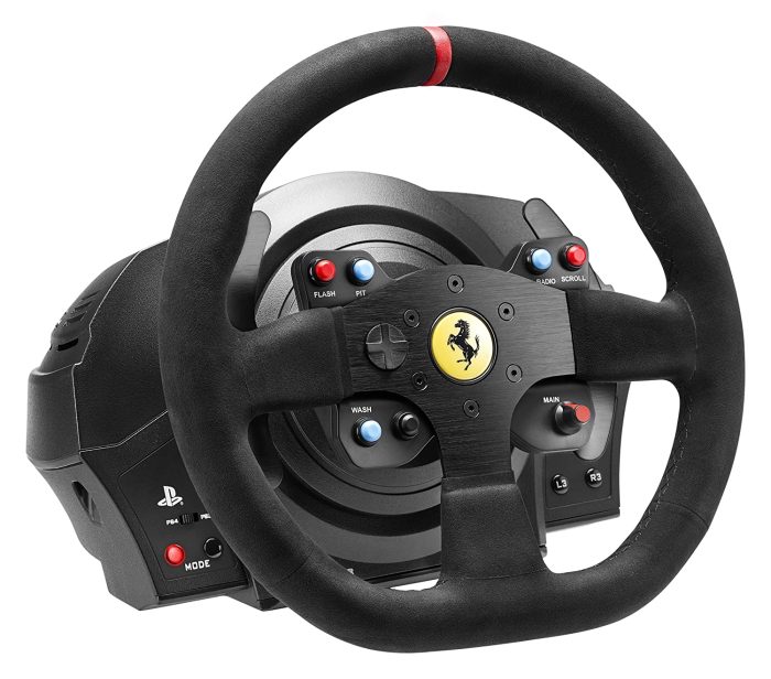 THRUSTMASTER T300 FERRARI INTEGRAL RACING WHEEL ALCANTARA EDITION - Image 4