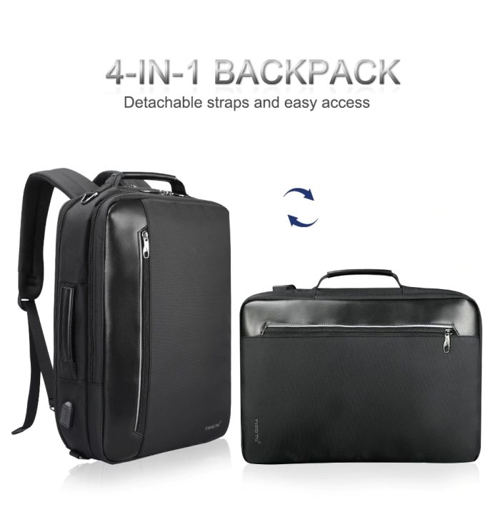 TORBA 3v1 TIGERNU  T-B3639 BLACK 15.6 RAČUNALNIK 15.6" GRAY - Image 4