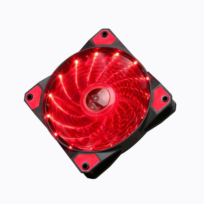 MARVO FN-10RD LED VENTILATOR ZA PC rdeče barve - Image 3