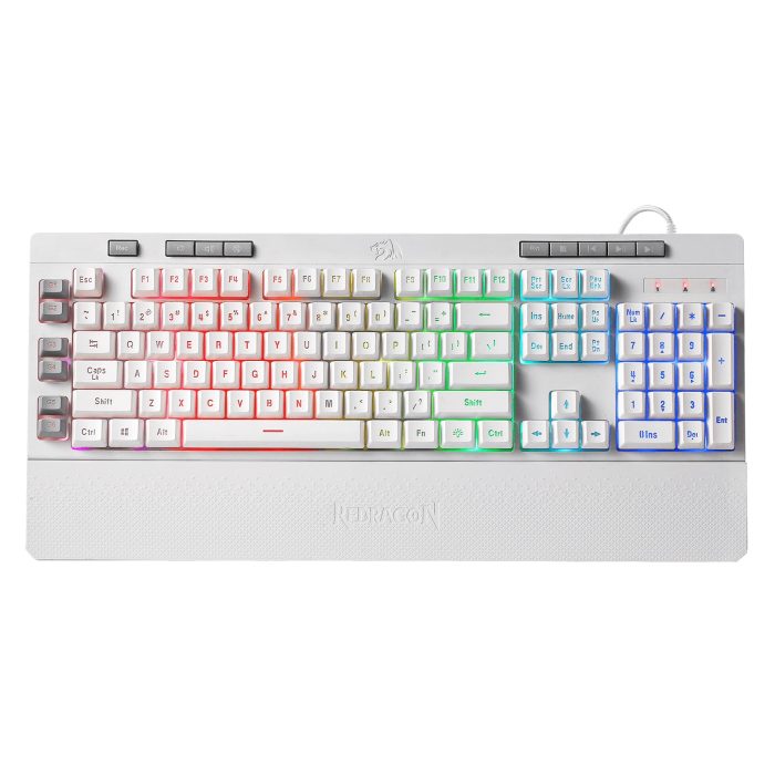 REDRAGON SHIVA K512 RGB WHITE tipkovnica bele barve