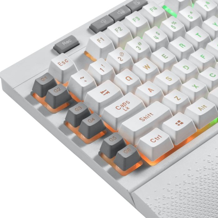 REDRAGON SHIVA K512 RGB WHITE tipkovnica bele barve - Image 4