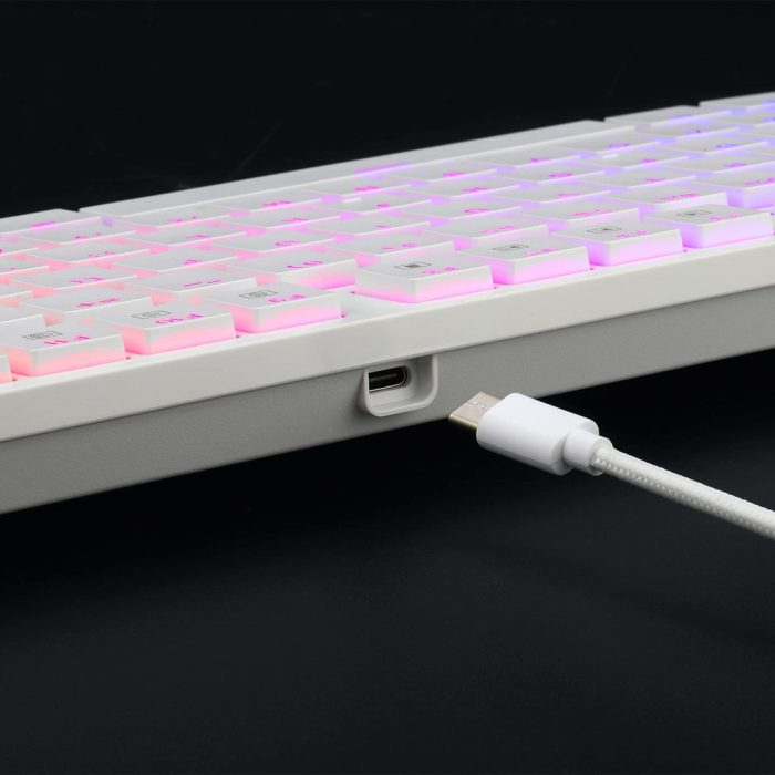 REDRAGON ANUBIS K539 RGB brezžična mehanska tipkovnica bele barve - Image 6