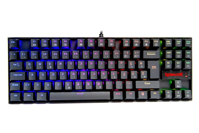 REDRAGON KUMARA K552RGB-1 RGB MEHANSKA TIPKOVNICA S ŠUMNIKI