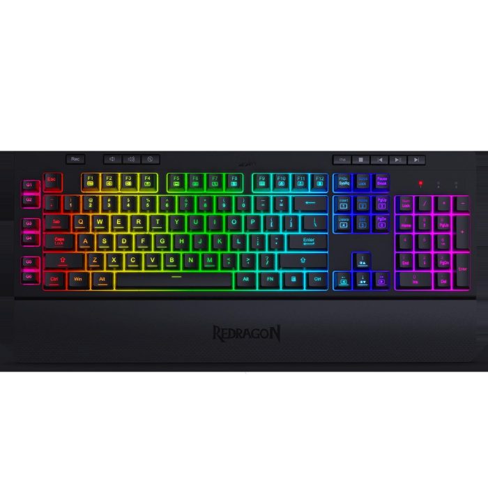 REDRAGON SHIVA K512 RGB TIPKOVNICA, ČRNA