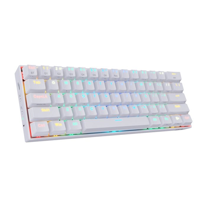 REDRAGON DRACONIC K530 RGB MEHANSKA TIPKOVNICA, BELA, RJAVA STIKALA