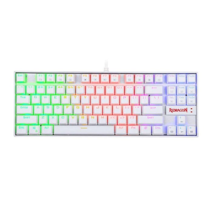 REDRAGON KUMARA 2  K552-2 RGB MEHANSKA TIPKOVNICA, BELA