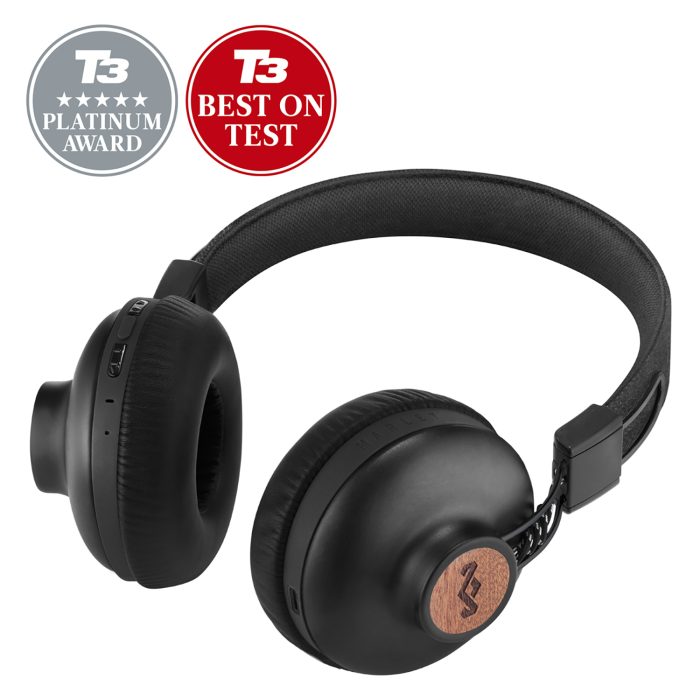 House of Marley Positive Vibration Bluetooth naglavne slušalke - black - Image 3
