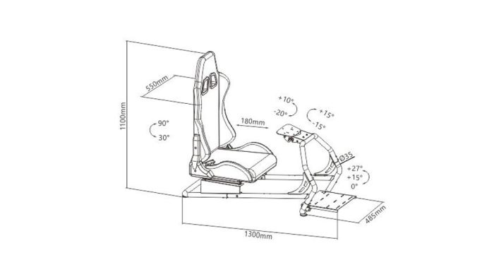 SPAWN RACING SIMULATOR kokpit LITE - Image 3